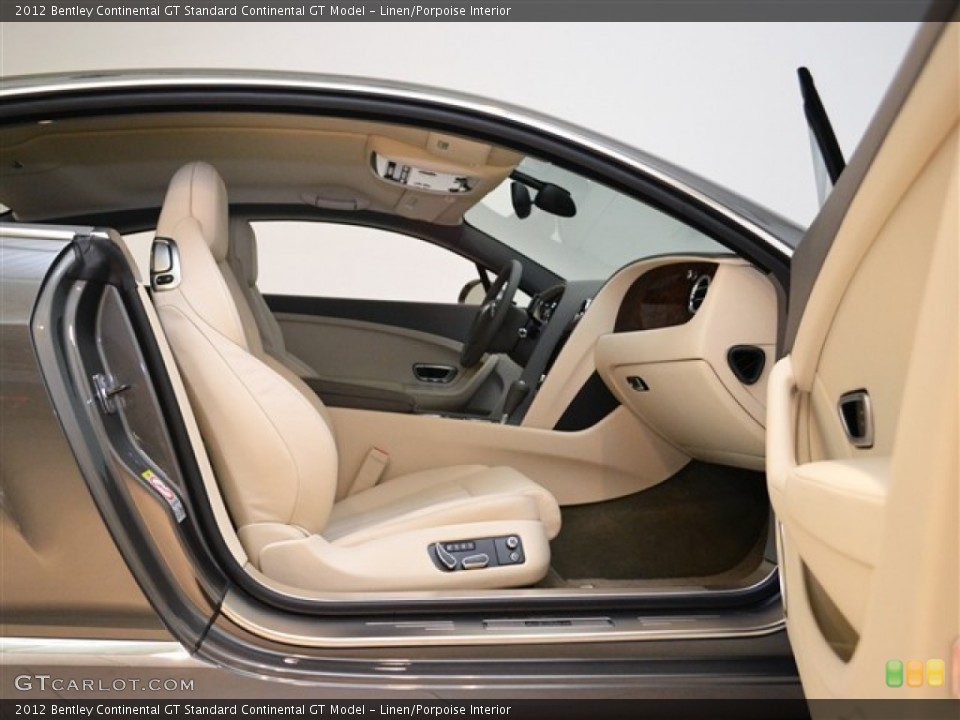 Linen/Porpoise Interior Photo for the 2012 Bentley Continental GT  #50191977