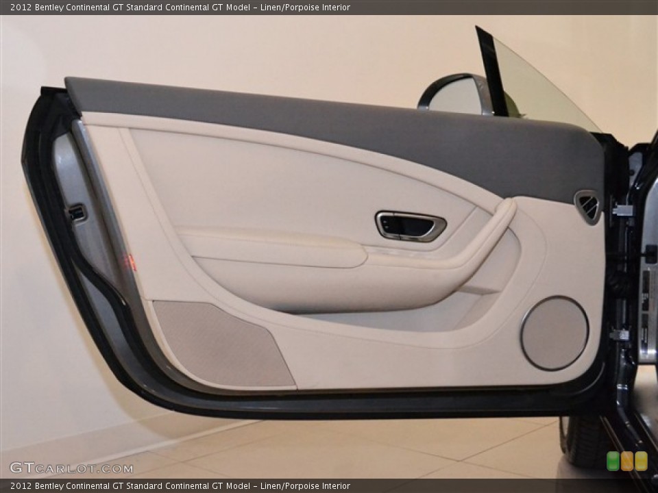 Linen/Porpoise Interior Door Panel for the 2012 Bentley Continental GT  #50191992