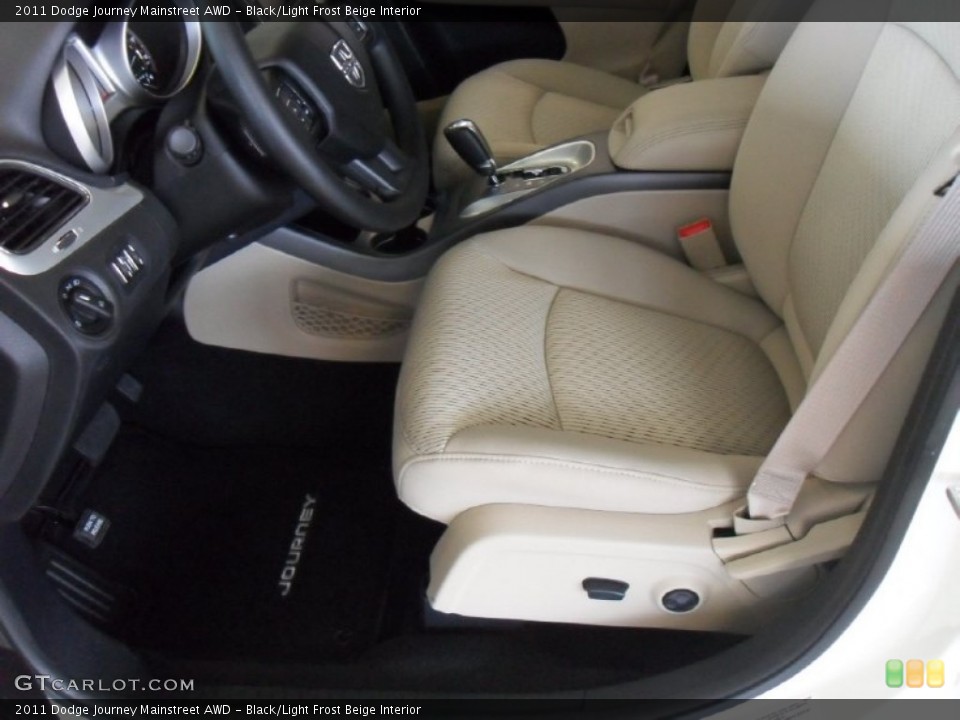 Black/Light Frost Beige Interior Photo for the 2011 Dodge Journey Mainstreet AWD #50192208