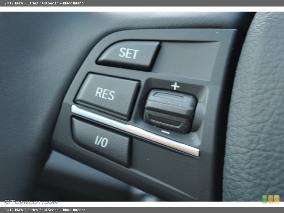 Black Interior Controls for the 2012 BMW 7 Series 740i Sedan #50192436