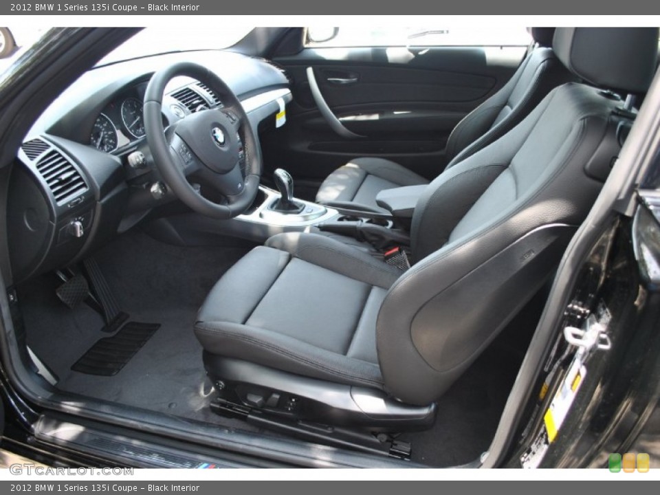 Black Interior Photo for the 2012 BMW 1 Series 135i Coupe #50192637