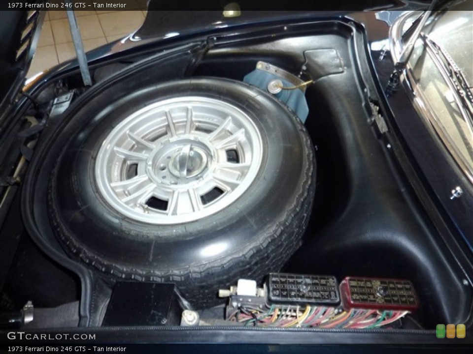 Tan Interior Trunk for the 1973 Ferrari Dino 246 GTS #50193459
