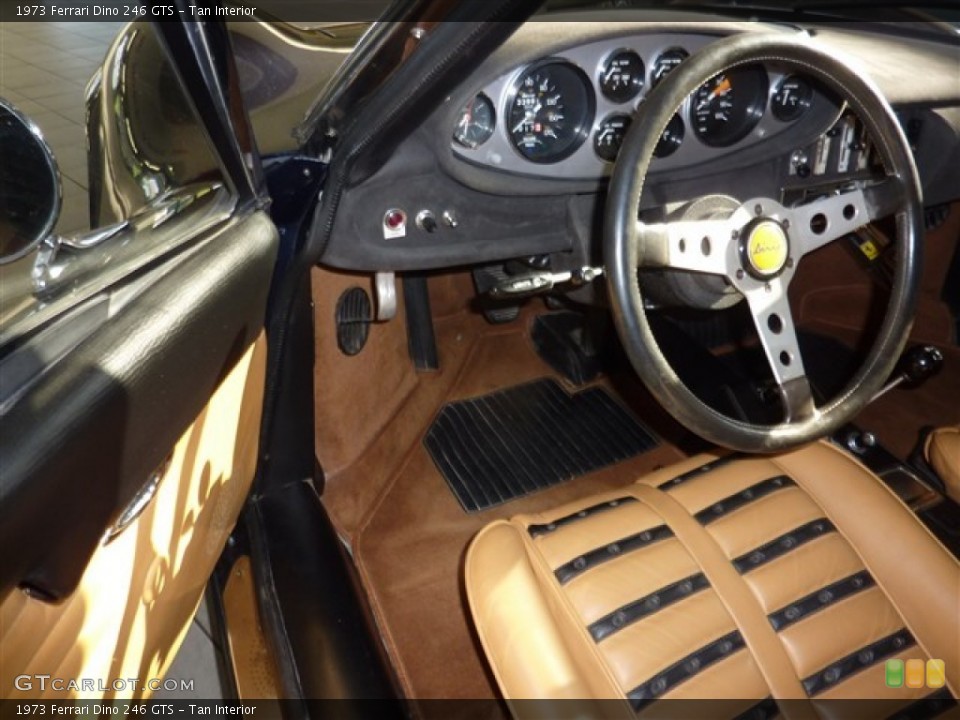 Tan Interior Dashboard for the 1973 Ferrari Dino 246 GTS #50193666