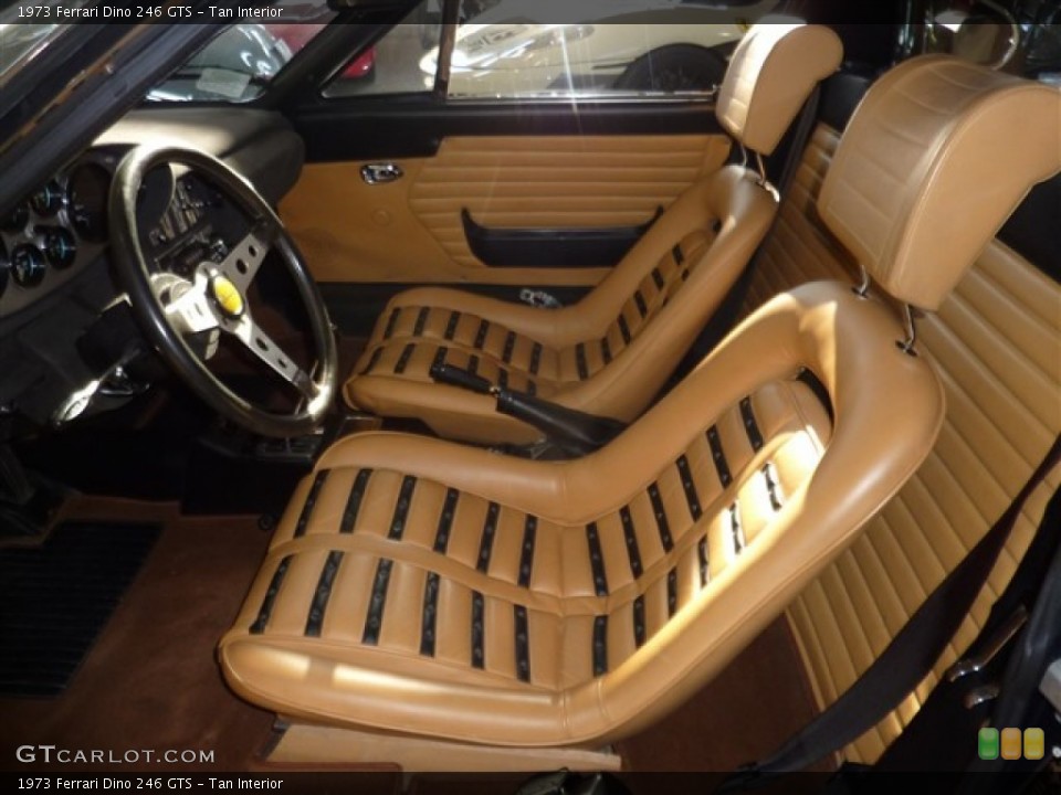 Tan Interior Photo for the 1973 Ferrari Dino 246 GTS #50193681