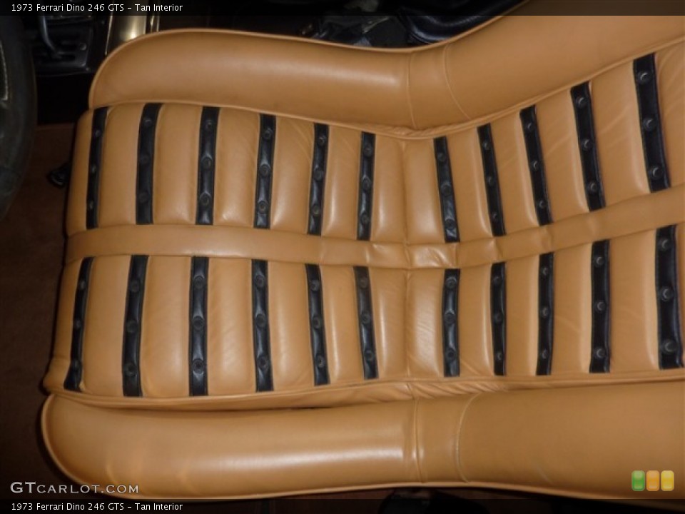 Tan Interior Photo for the 1973 Ferrari Dino 246 GTS #50193702