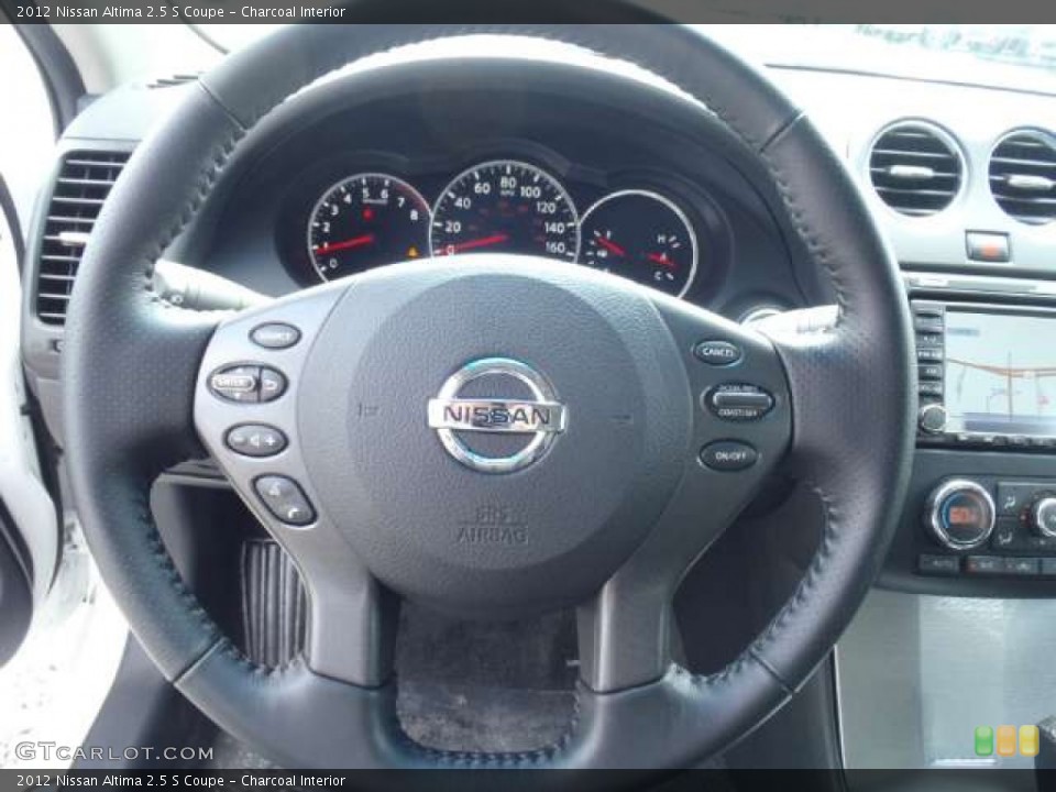 Charcoal Interior Steering Wheel for the 2012 Nissan Altima 2.5 S Coupe #50194338