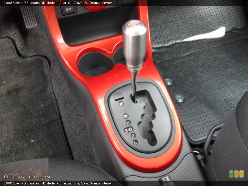Charcoal Gray/Lava Orange Interior Transmission for the 2008 Scion xD  #50195601