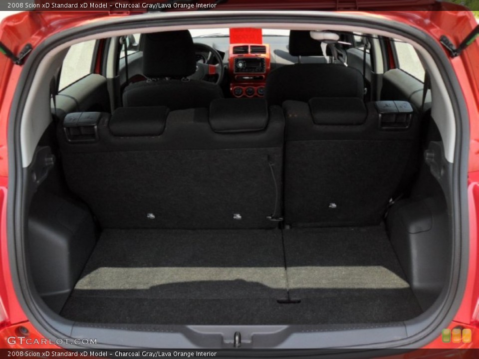 Charcoal Gray/Lava Orange Interior Trunk for the 2008 Scion xD  #50195751