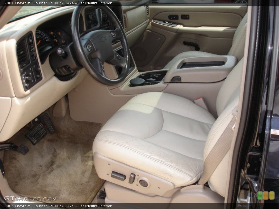 Tan/Neutral Interior Photo for the 2004 Chevrolet Suburban 1500 Z71 4x4 #50197998
