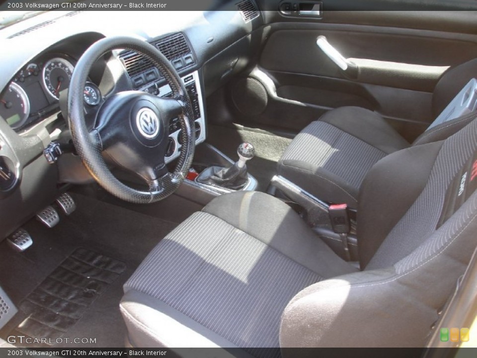 Black Interior Photo for the 2003 Volkswagen GTI 20th Anniversary #50198433