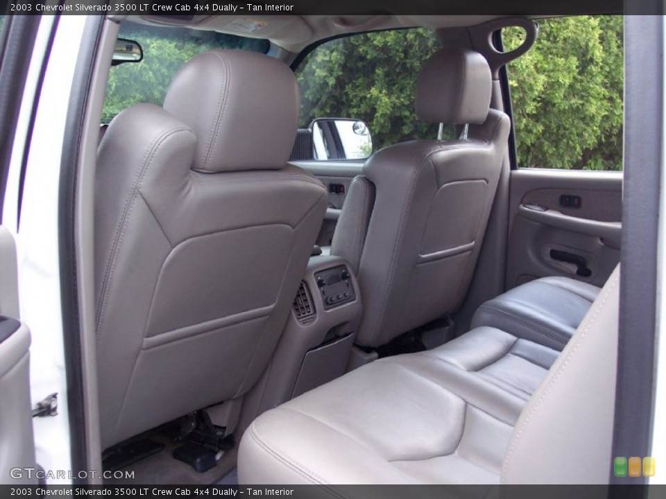 Tan Interior Photo for the 2003 Chevrolet Silverado 3500 LT Crew Cab 4x4 Dually #50198567