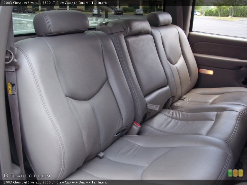 Tan Interior Photo for the 2003 Chevrolet Silverado 3500 LT Crew Cab 4x4 Dually #50198679