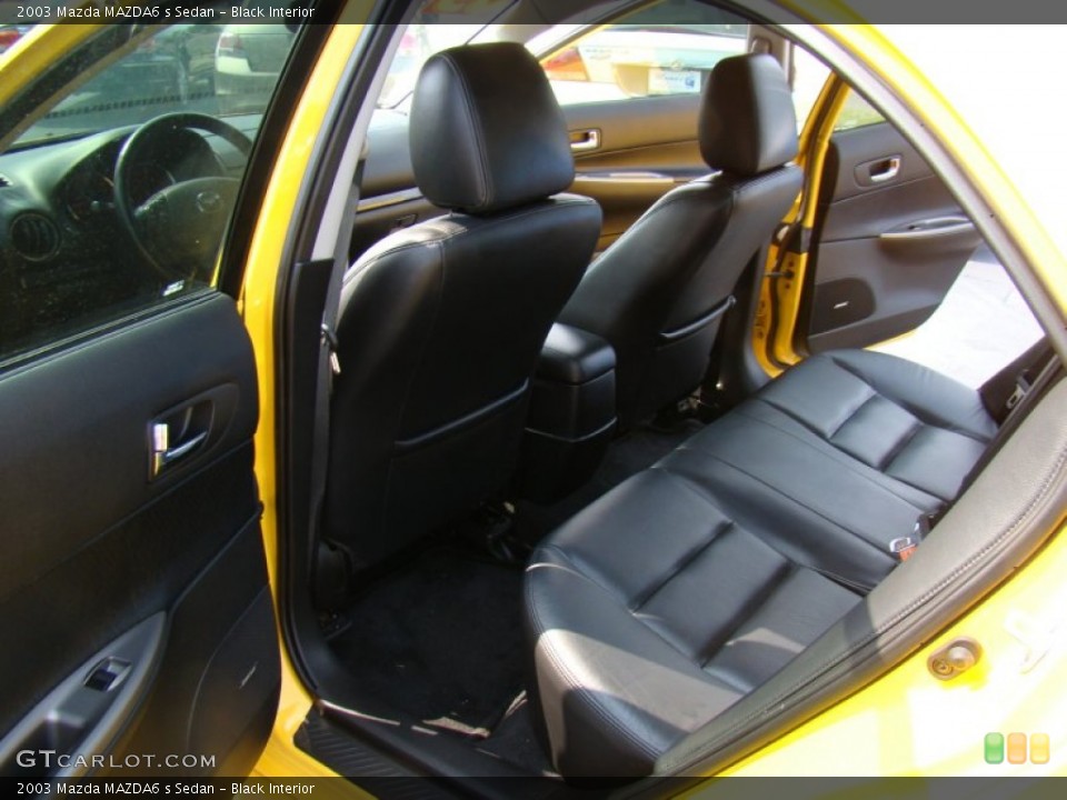 Black Interior Photo for the 2003 Mazda MAZDA6 s Sedan #50200848