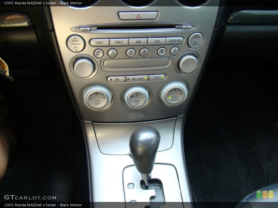 Black Interior Transmission for the 2003 Mazda MAZDA6 s Sedan #50200998