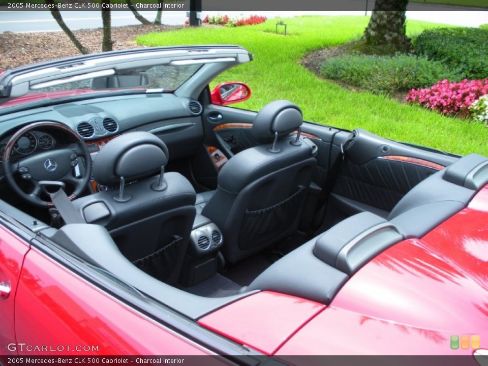 Charcoal Interior Photo for the 2005 Mercedes-Benz CLK 500 Cabriolet #50202000