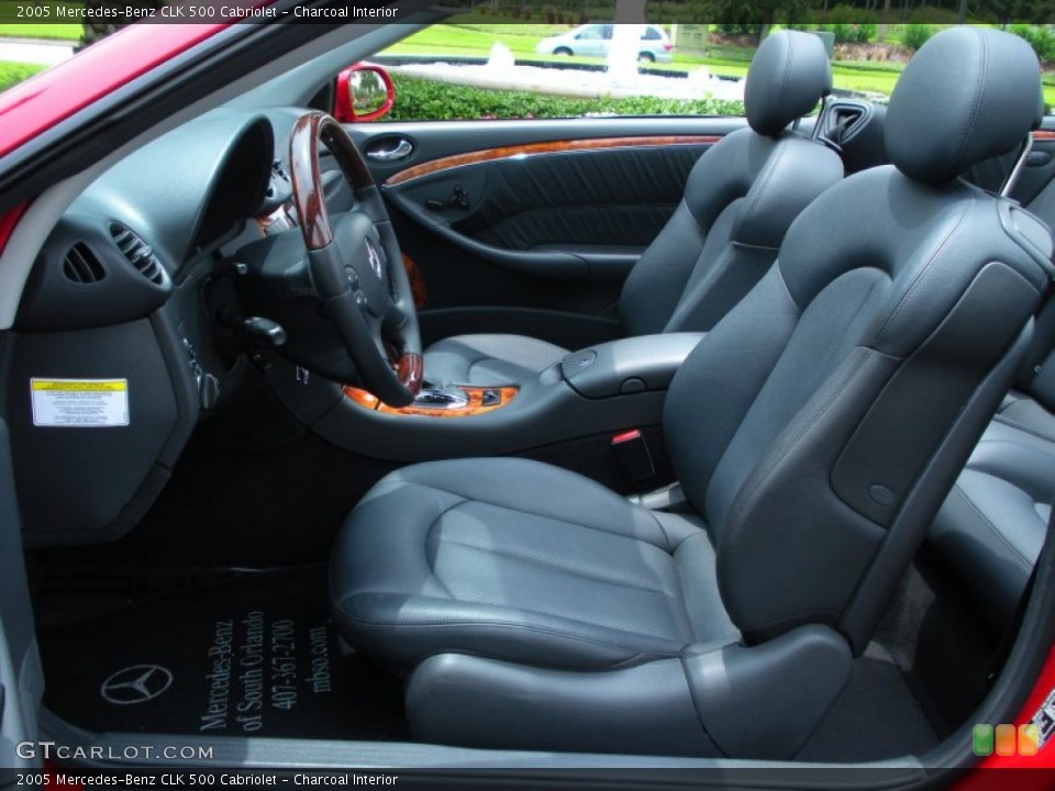 Charcoal Interior Photo for the 2005 Mercedes-Benz CLK 500 Cabriolet #50202090