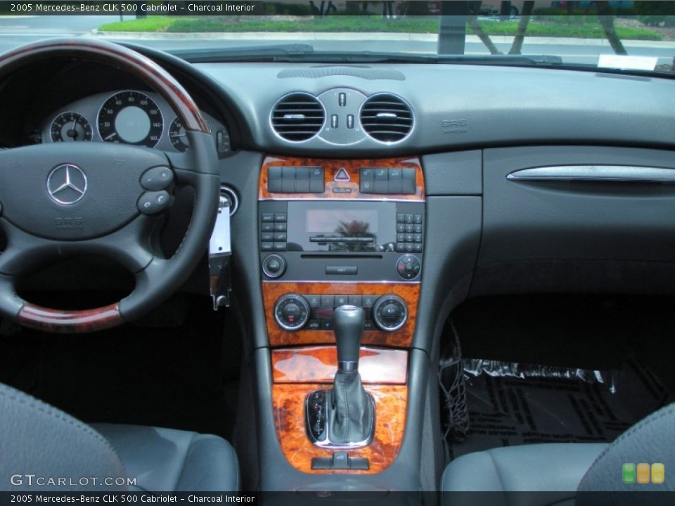 Charcoal Interior Controls for the 2005 Mercedes-Benz CLK 500 Cabriolet #50202183