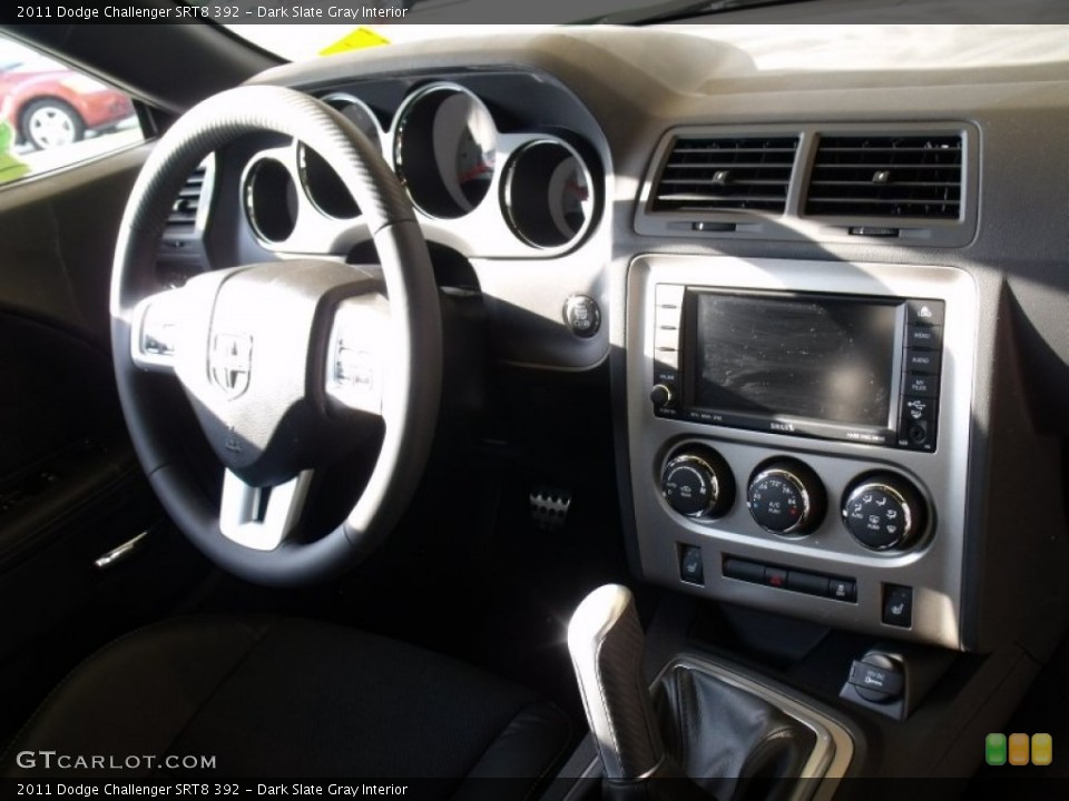 Dark Slate Gray Interior Dashboard for the 2011 Dodge Challenger SRT8 392 #50203266