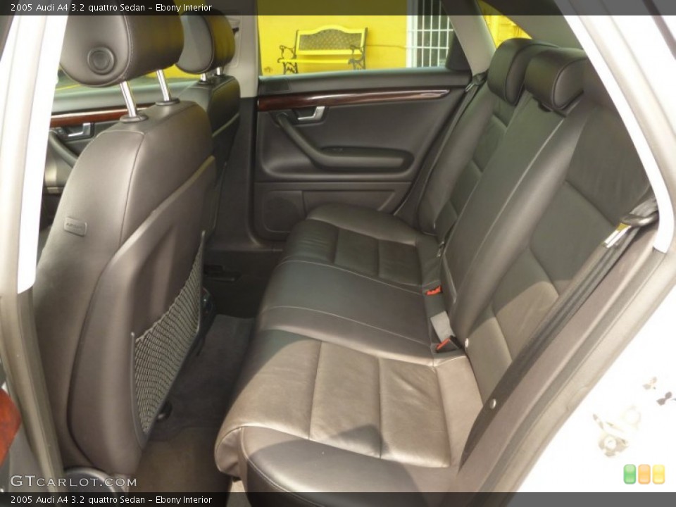 Ebony Interior Photo for the 2005 Audi A4 3.2 quattro Sedan #50203725