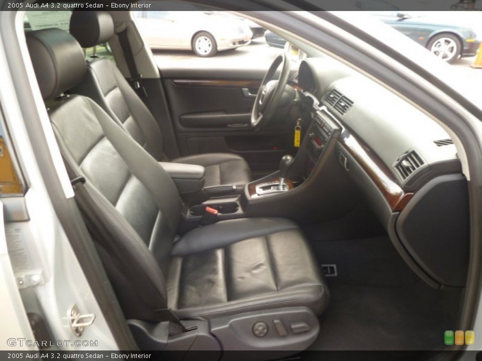 Ebony Interior Photo for the 2005 Audi A4 3.2 quattro Sedan #50203755