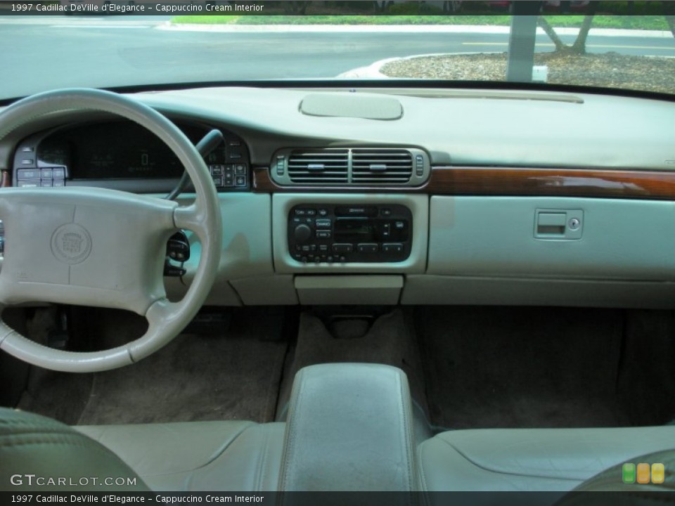 Cappuccino Cream Interior Dashboard for the 1997 Cadillac DeVille d'Elegance #50204904