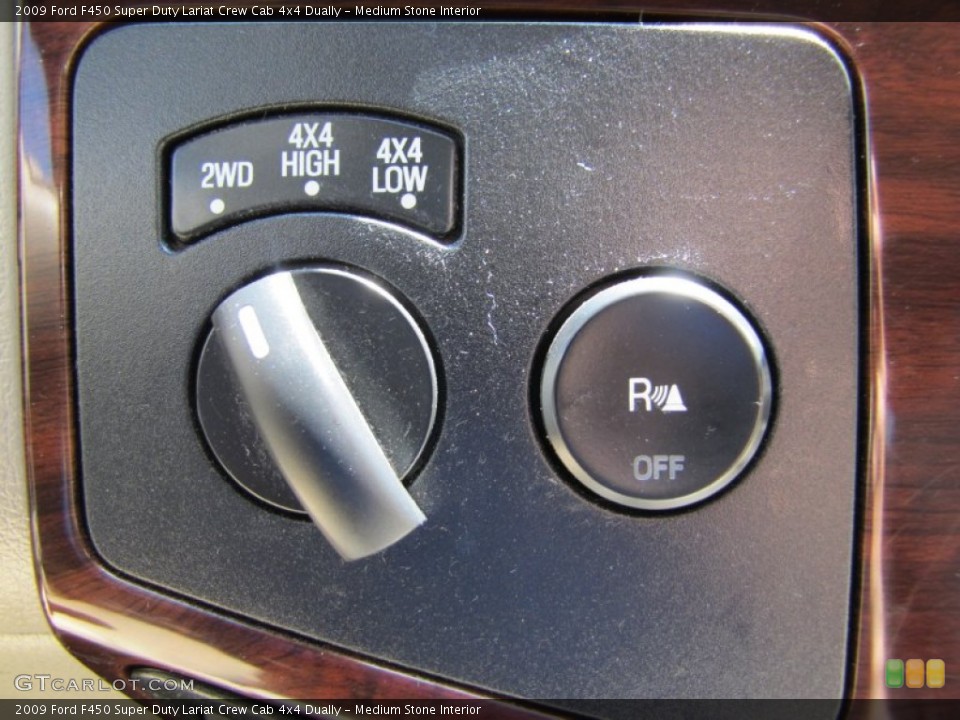 Medium Stone Interior Controls for the 2009 Ford F450 Super Duty Lariat Crew Cab 4x4 Dually #50204956