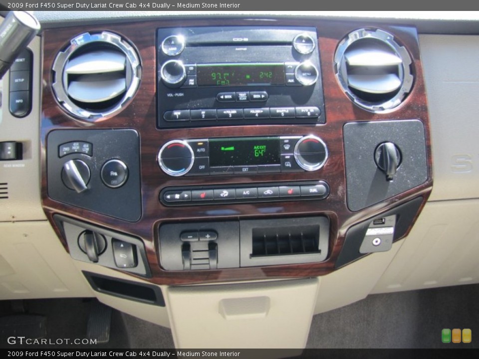 Medium Stone Interior Controls for the 2009 Ford F450 Super Duty Lariat Crew Cab 4x4 Dually #50205000