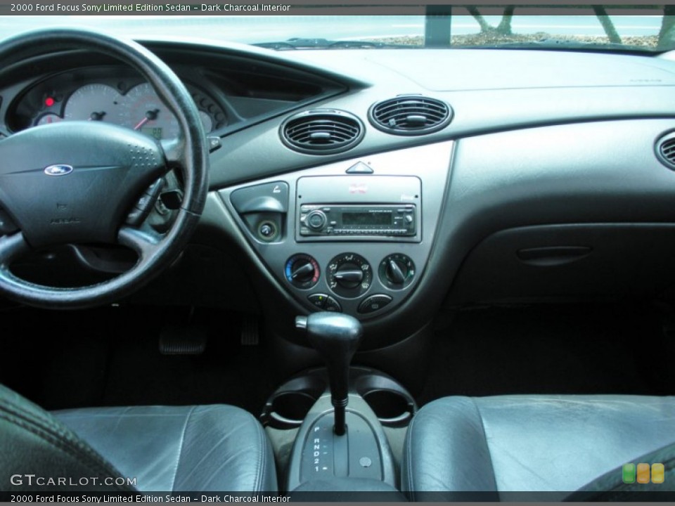 Dark Charcoal Interior Dashboard for the 2000 Ford Focus Sony Limited Edition Sedan #50205294