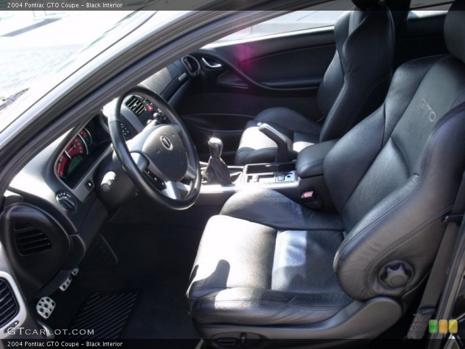 Black Interior Photo for the 2004 Pontiac GTO Coupe #50206428