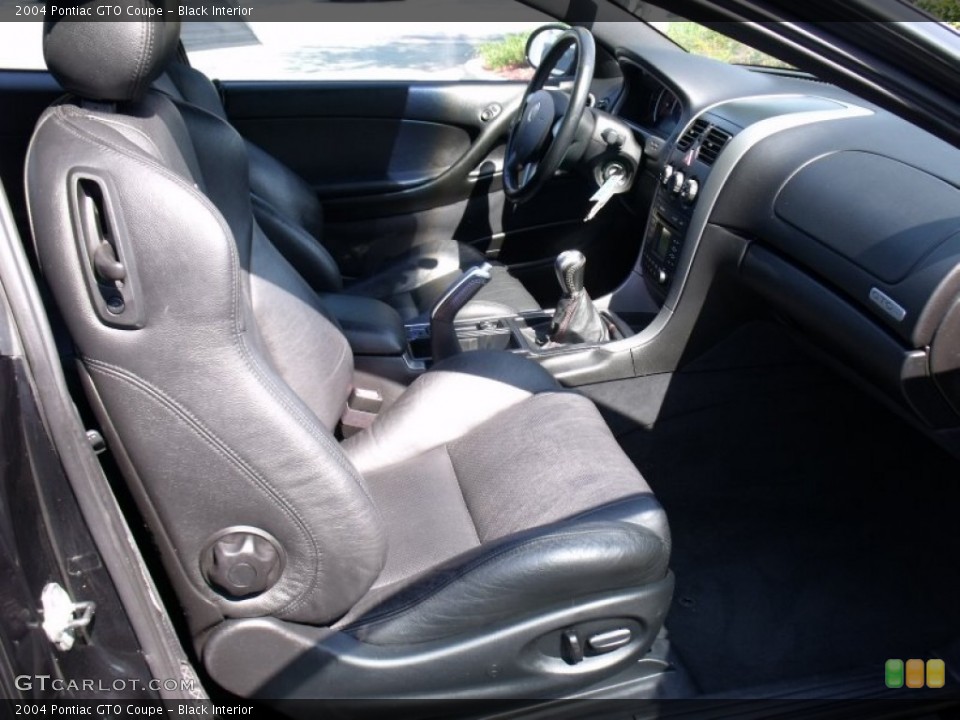 Black Interior Photo for the 2004 Pontiac GTO Coupe #50206473