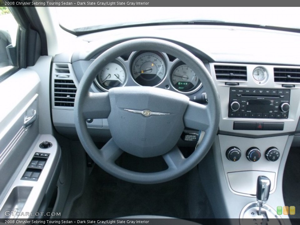 Dark Slate Gray/Light Slate Gray Interior Dashboard for the 2008 Chrysler Sebring Touring Sedan #50208621