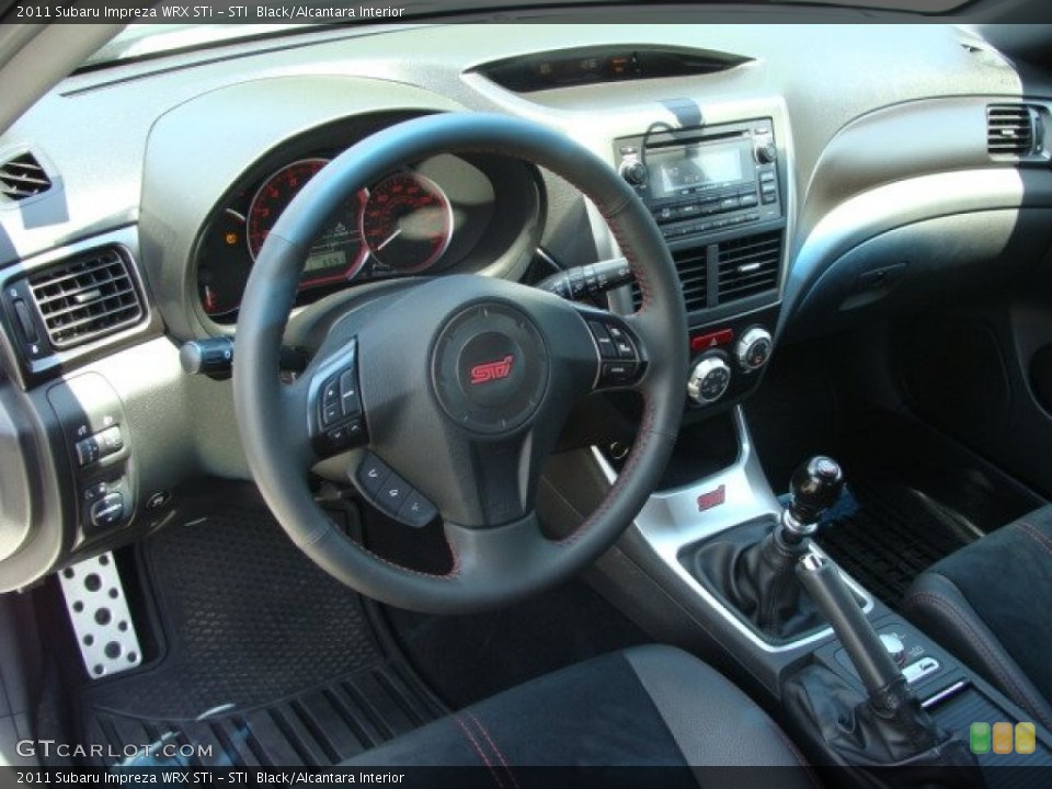 STI  Black/Alcantara Interior Photo for the 2011 Subaru Impreza WRX STi #50211327