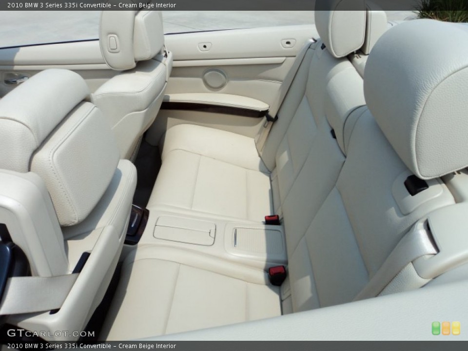 Cream Beige Interior Photo for the 2010 BMW 3 Series 335i Convertible #50215617
