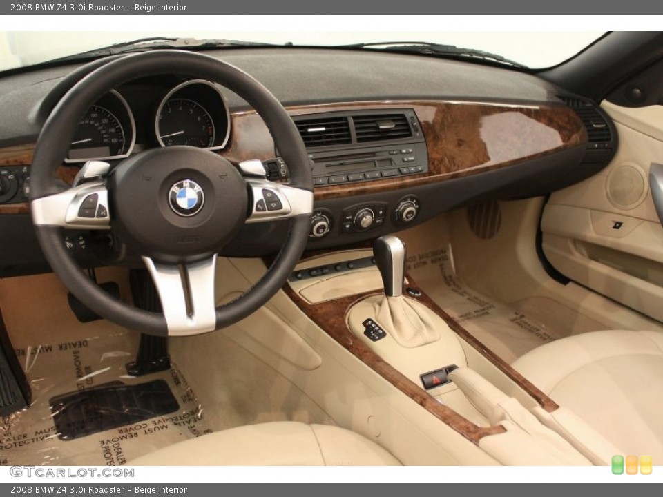 Beige Interior Dashboard for the 2008 BMW Z4 3.0i Roadster #50215671