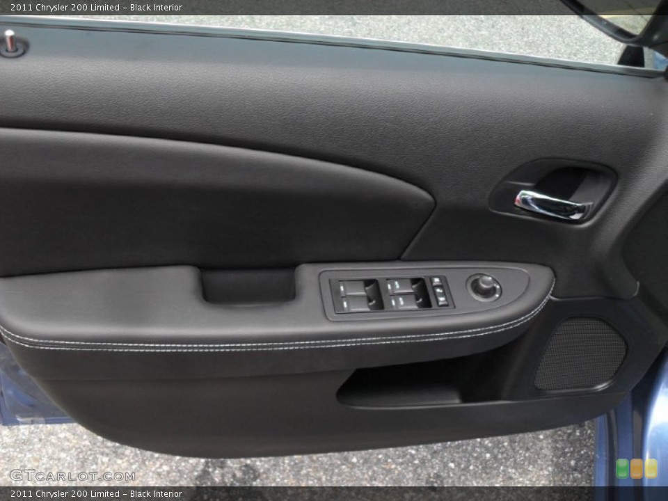 Black Interior Door Panel for the 2011 Chrysler 200 Limited #50219943