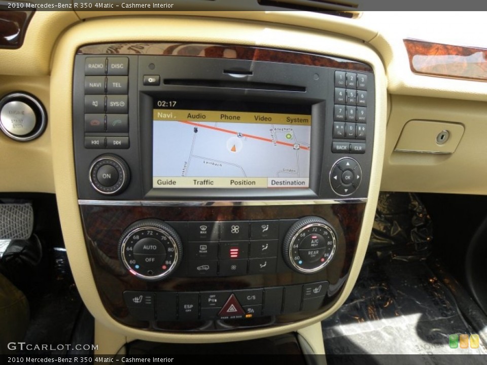 Cashmere Interior Navigation for the 2010 Mercedes-Benz R 350 4Matic #50220264