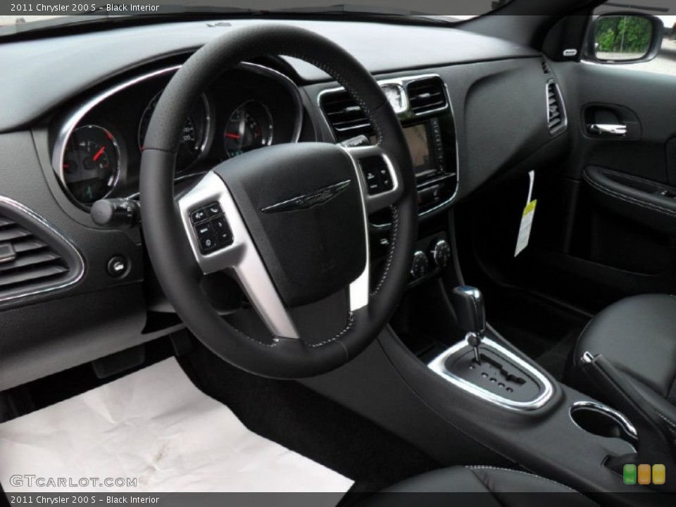 Black Interior Prime Interior for the 2011 Chrysler 200 S #50220711
