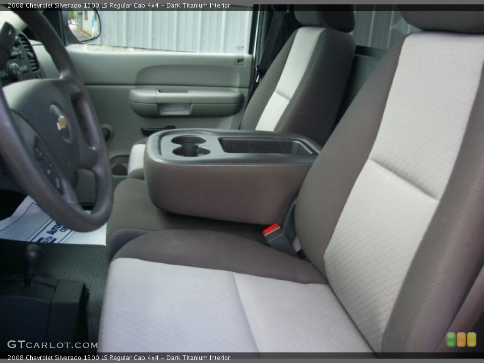 Dark Titanium Interior Photo for the 2008 Chevrolet Silverado 1500 LS Regular Cab 4x4 #50221524