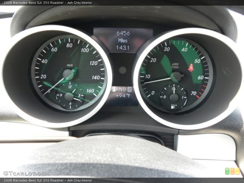 Ash Grey Interior Gauges for the 2008 Mercedes-Benz SLK 350 Roadster #50222010