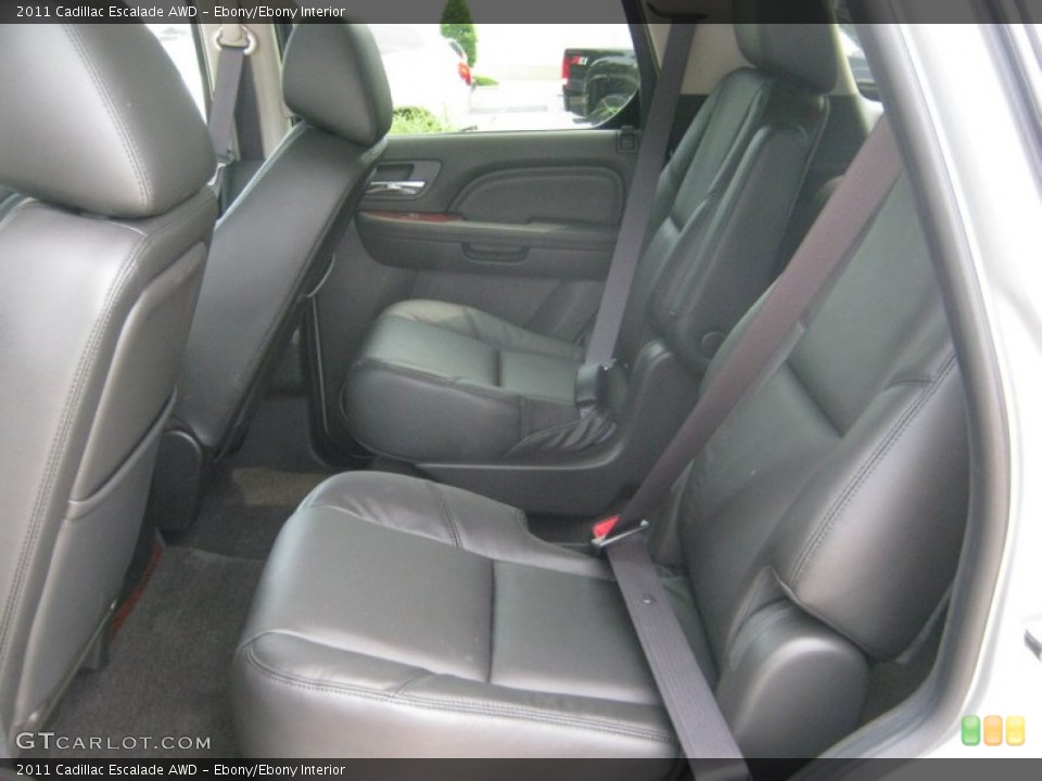 Ebony/Ebony Interior Photo for the 2011 Cadillac Escalade AWD #50223972