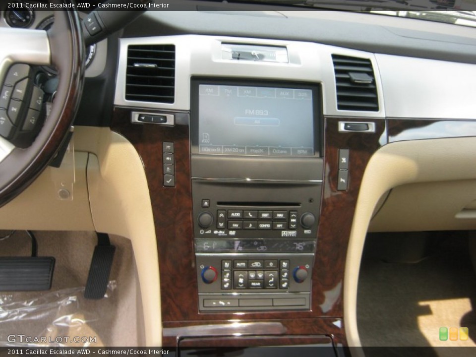 Cashmere/Cocoa Interior Controls for the 2011 Cadillac Escalade AWD #50224122