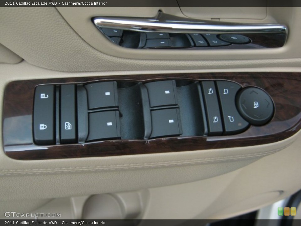 Cashmere/Cocoa Interior Controls for the 2011 Cadillac Escalade AWD #50224206