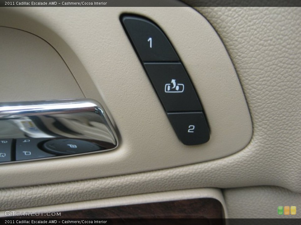 Cashmere/Cocoa Interior Controls for the 2011 Cadillac Escalade AWD #50224209