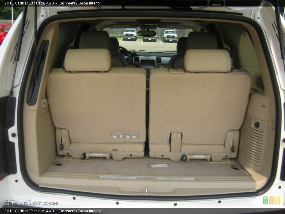 Cashmere/Cocoa Interior Trunk for the 2011 Cadillac Escalade AWD #50224233