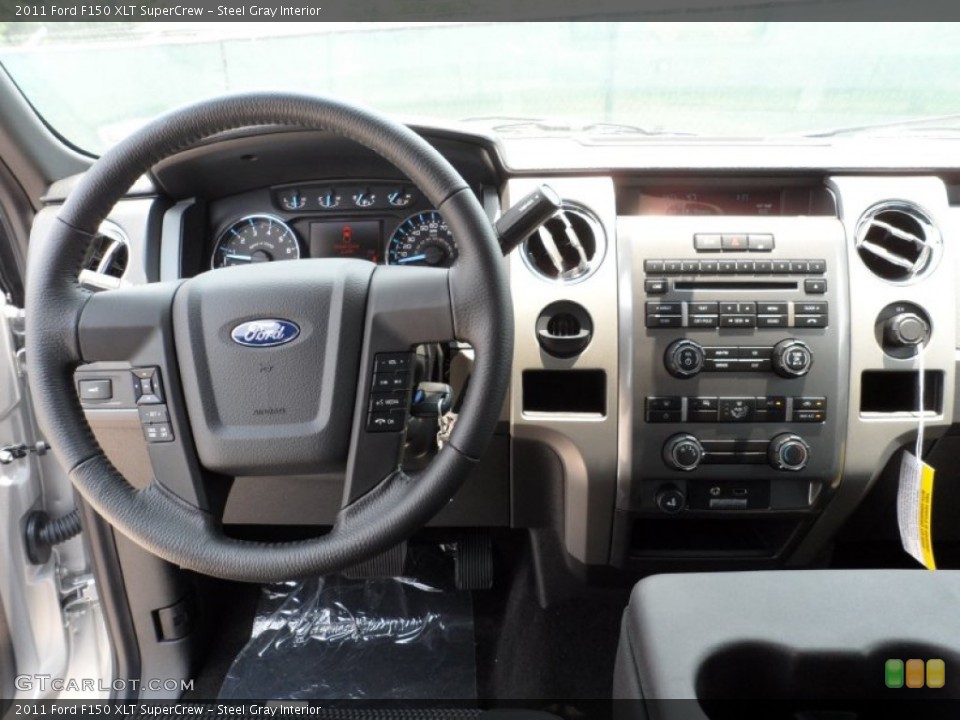 Steel Gray Interior Dashboard for the 2011 Ford F150 XLT SuperCrew #50224710