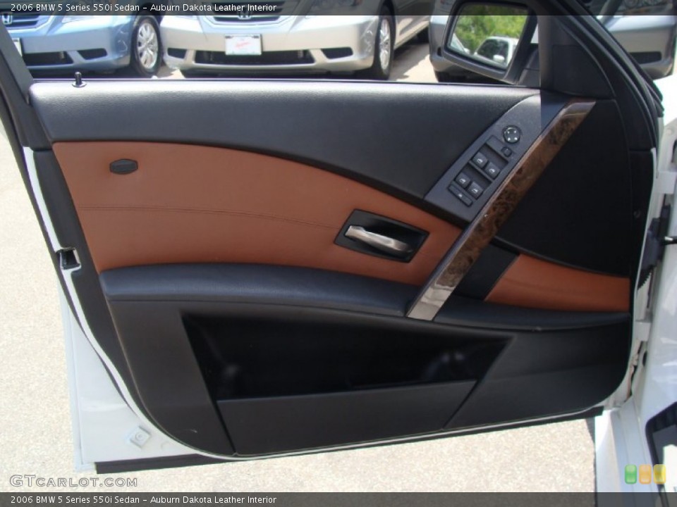 Auburn Dakota Leather Interior Door Panel for the 2006 BMW 5 Series 550i Sedan #50226597