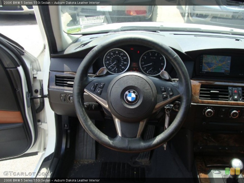Auburn Dakota Leather Interior Transmission for the 2006 BMW 5 Series 550i Sedan #50226699