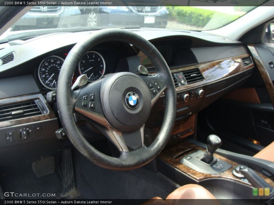 Auburn Dakota Leather Interior Dashboard for the 2006 BMW 5 Series 550i Sedan #50226705