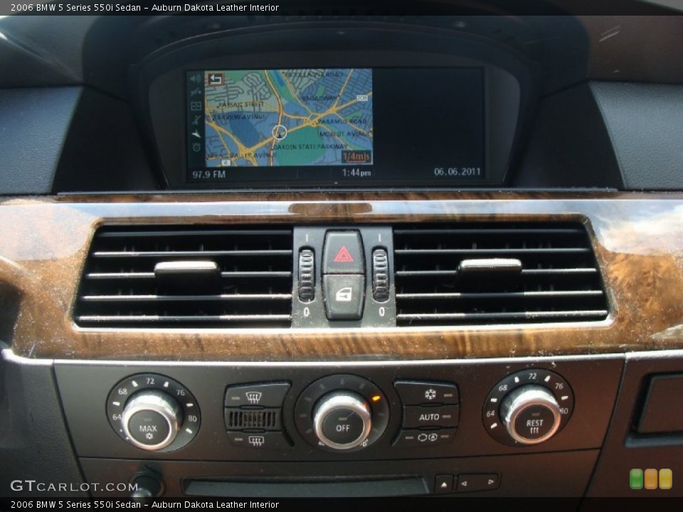Auburn Dakota Leather Interior Navigation for the 2006 BMW 5 Series 550i Sedan #50226717