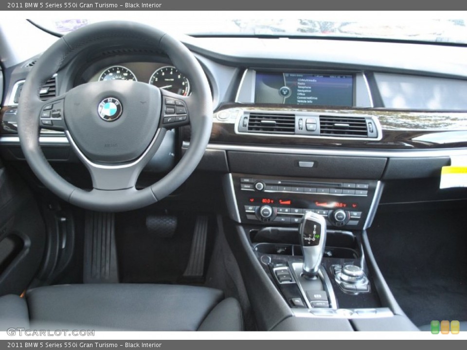 Black Interior Dashboard for the 2011 BMW 5 Series 550i Gran Turismo #50226879
